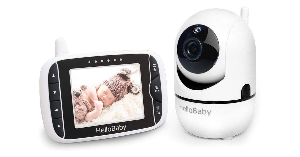 HelloBaby Baby Monitor with Remote Pan-Tilt-Zoom Camera