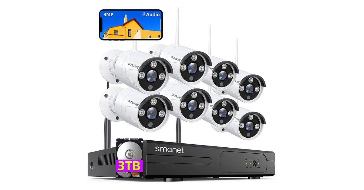 SMONET 3MP Security Camera